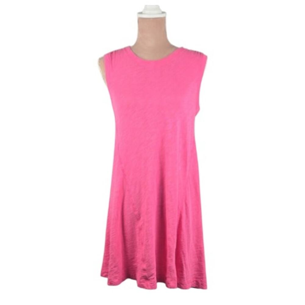 ATM Anthony Thomas Melillo Slub Cotton Jersey Minidress Pink Size Small